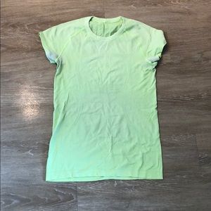 Lululemon swift tech neon yellow t-shirt